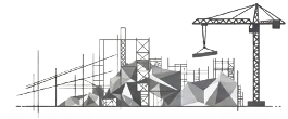 Campetti Architects crane and structural facade under construction